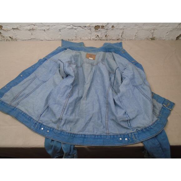 Vtg Chevrolet Chevy Cheyenne Pickup Truck Jean Denim Jacket Horizon Mens XL 46 - Picture 12 of 16